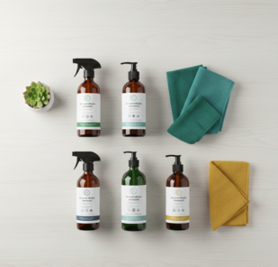 Produits de nettoyage écologiques certifiés utilisés par White and Clean